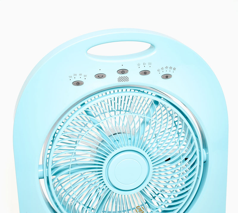 Cascade Capri 12" Cordless Rechargeable Fan with Remote — View 14