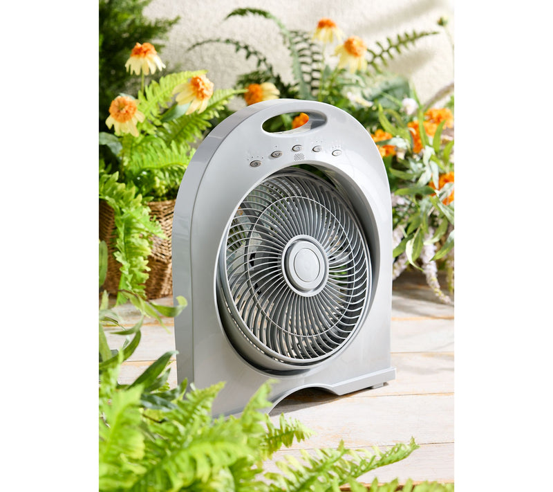 Cascade Capri 12" Cordless Rechargeable Fan with Remote — View 16