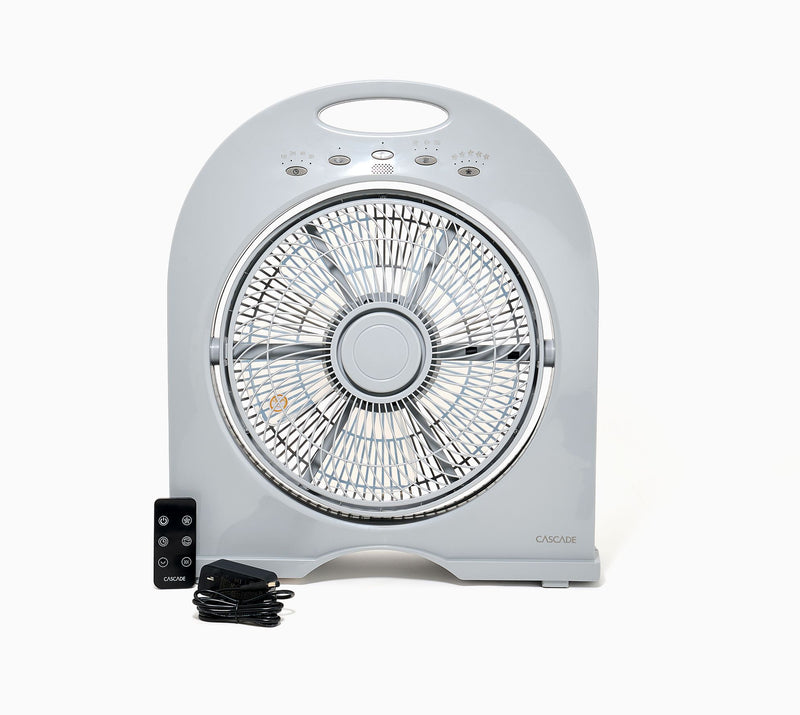 Cascade Capri 12" Cordless Rechargeable Fan with Remote — View 11