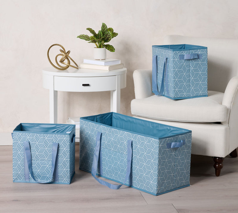 DuraSack Set of 3 Collapsible Nesting Storage Totes — View 17