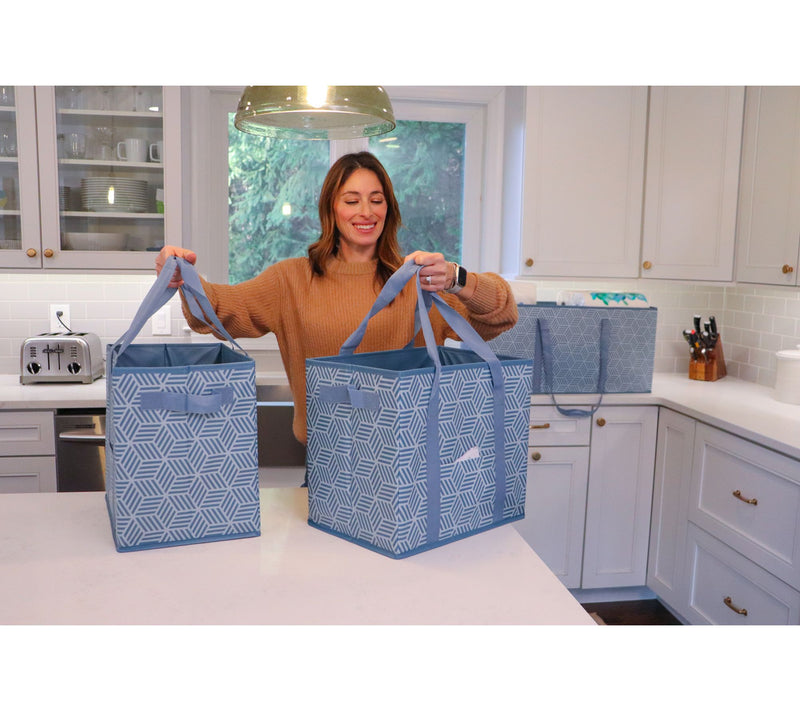 DuraSack Set of 3 Collapsible Nesting Storage Totes — Main view