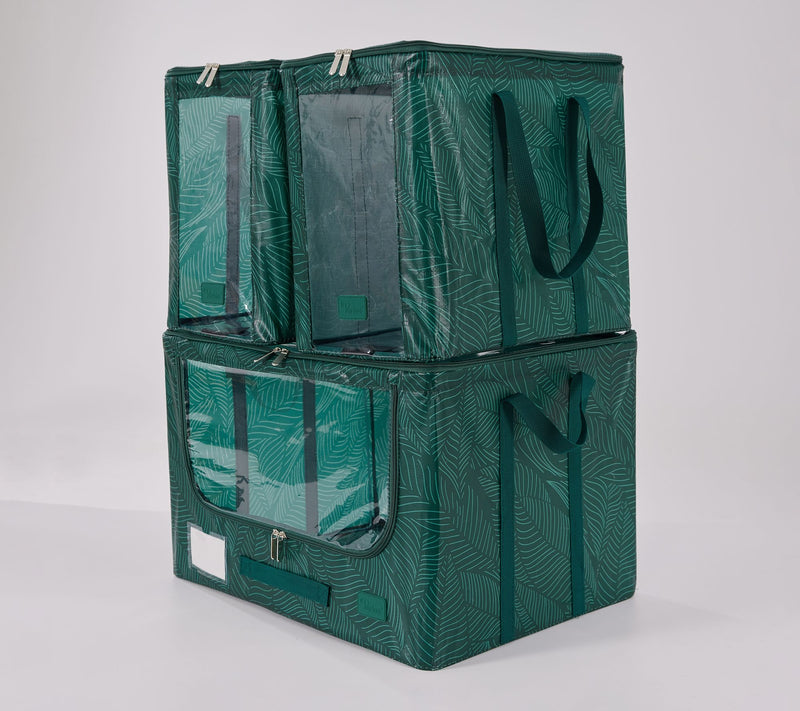 Periea 3 Piece Large Tarp Storage Boxe with Nesting Baskets — Main view