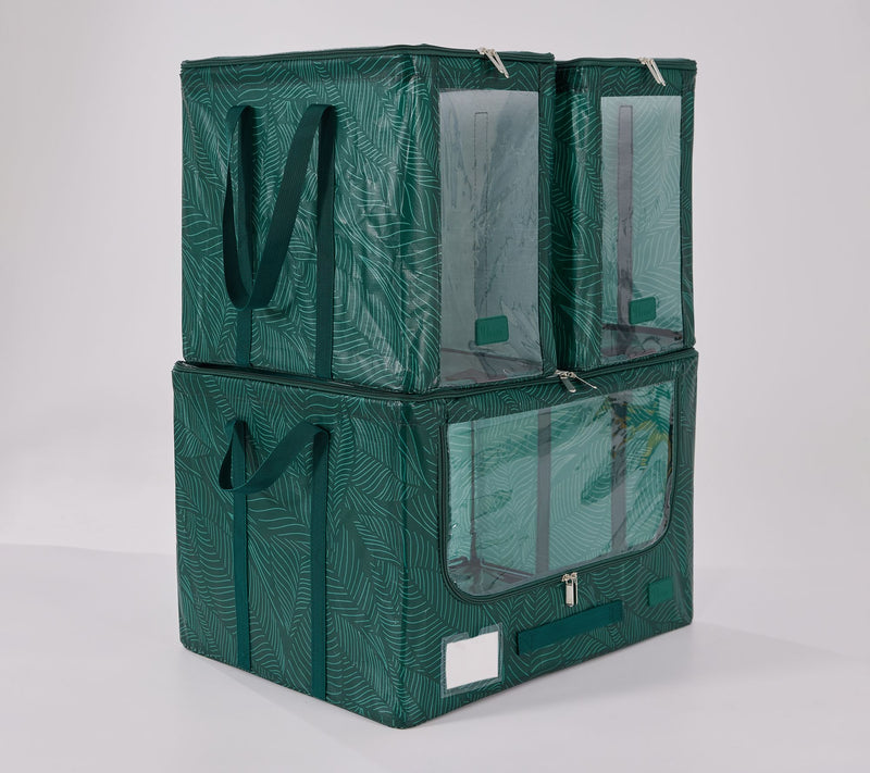 Periea 3 Piece Large Tarp Storage Boxe with Nesting Baskets — View 2