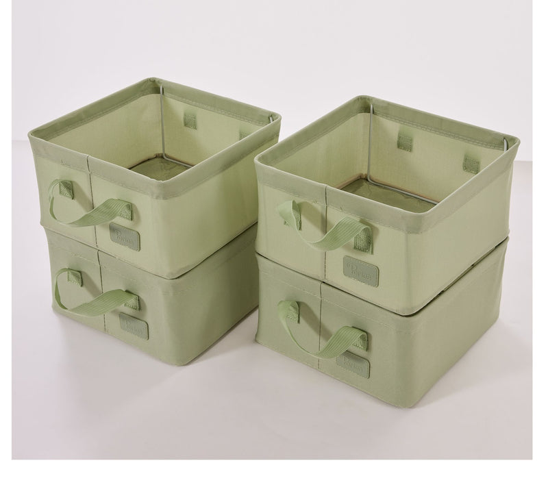 Periea Set of 4 Medium Square Storage Baskets — View 11