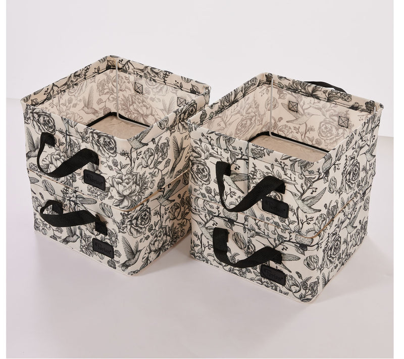 Periea Set of 4 Medium Square Storage Baskets — View 15