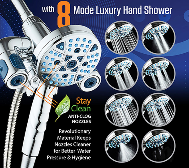 AquaCare Polaris Shower System with Adjustable Side Arms — View 3