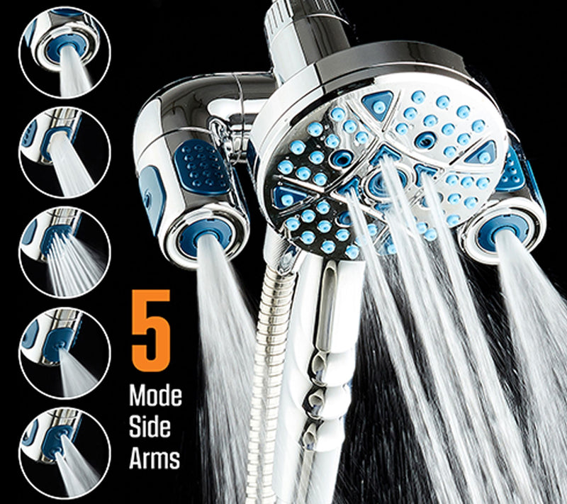 AquaCare Polaris Shower System with Adjustable Side Arms — View 6