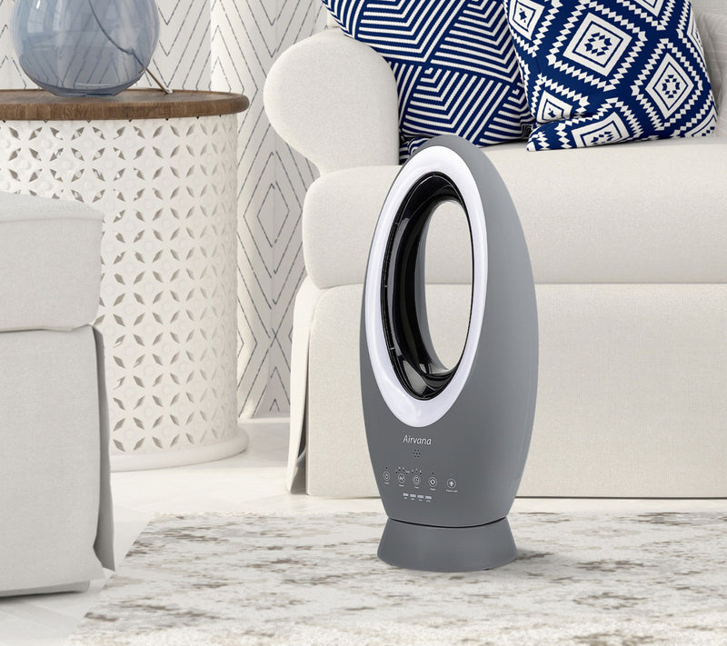 Airvana Cordless Indoor/Outdoor Bladeless Fan w/ Aroma Port — View 7