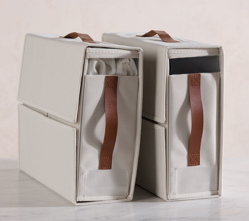 Home Reflections Set of 2 Bed Sheet Organizer with Handles — View 8