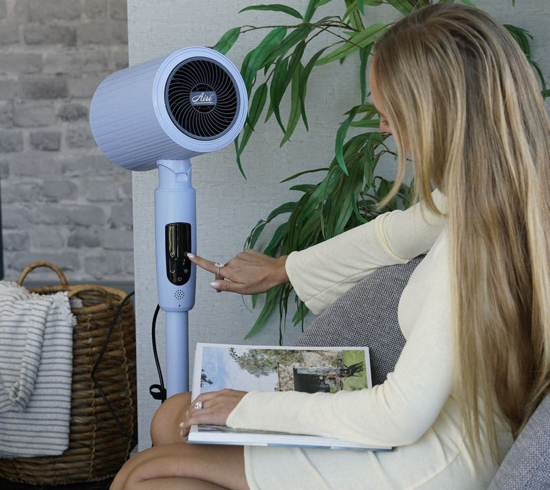 Limitless Airi 42" Voice Control Pedestal Fan with Remote — View 2