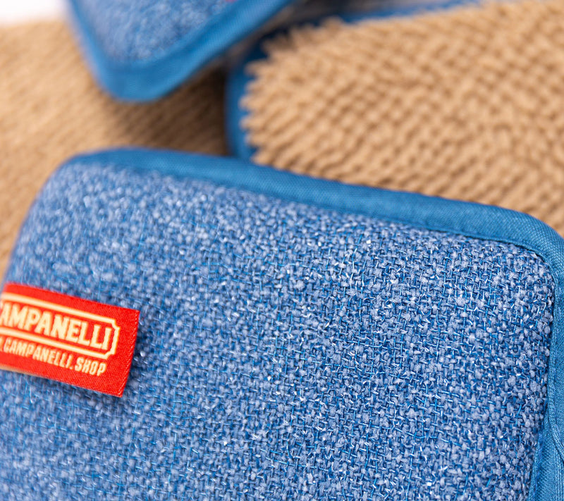 CAMPANELLI Microfiber & Diamondfiber Washable 6pc Sponge Set — View 3