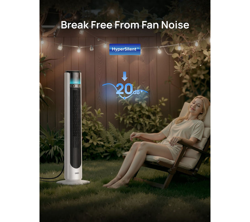 Dreo 42" Indoor Outdoor Misting 14 Speed Fan w/ Smart Remote — View 3