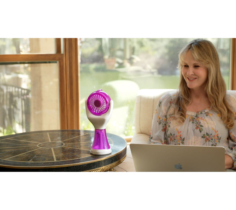 Teko Personal Handheld 3- Speed Misting Fan — View 3