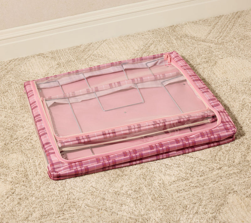 Periea Set of 2 Large and Medium Storage Boxes with Gliders — View 4