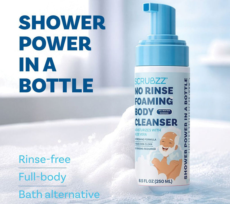 SCRUBZZ Set of 2 Rinse Free Foaming Body Cleanser — View 2