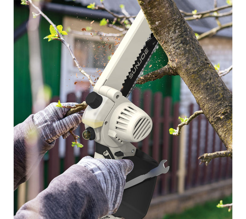 Sun Joe "Go" 20V Handheld 6" Pruning Chain Saw w/ Accessories — View 15