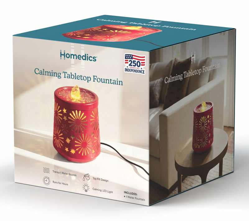 Homedics Choice of Lightscape Tabletop Fountain — View 7