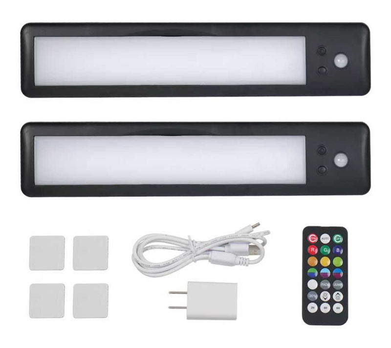 Brightliving S/2 12" Adjustable Angle Under Cabinet Lights — View 11
