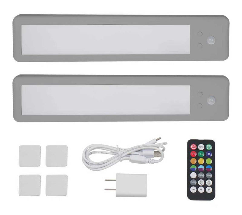 Brightliving S/2 12" Adjustable Angle Under Cabinet Lights — View 12