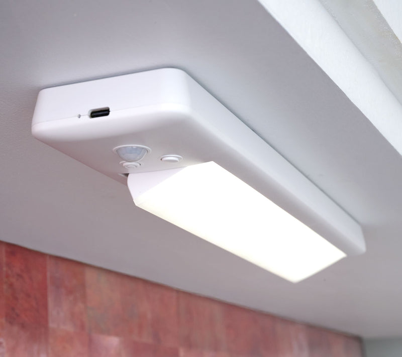Brightliving S/2 12" Adjustable Angle Under Cabinet Lights — View 6