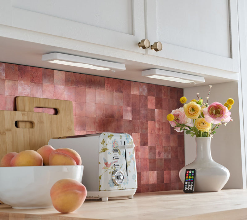 Brightliving S/2 12" Adjustable Angle Under Cabinet Lights — View 7