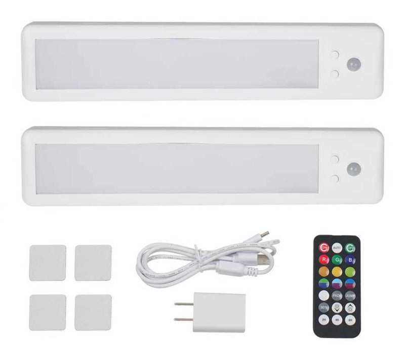 Brightliving S/2 12" Adjustable Angle Under Cabinet Lights — Main view